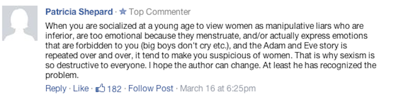Illustration for article titled Breaking: Man Admits That Men Simply Don't Trust Women